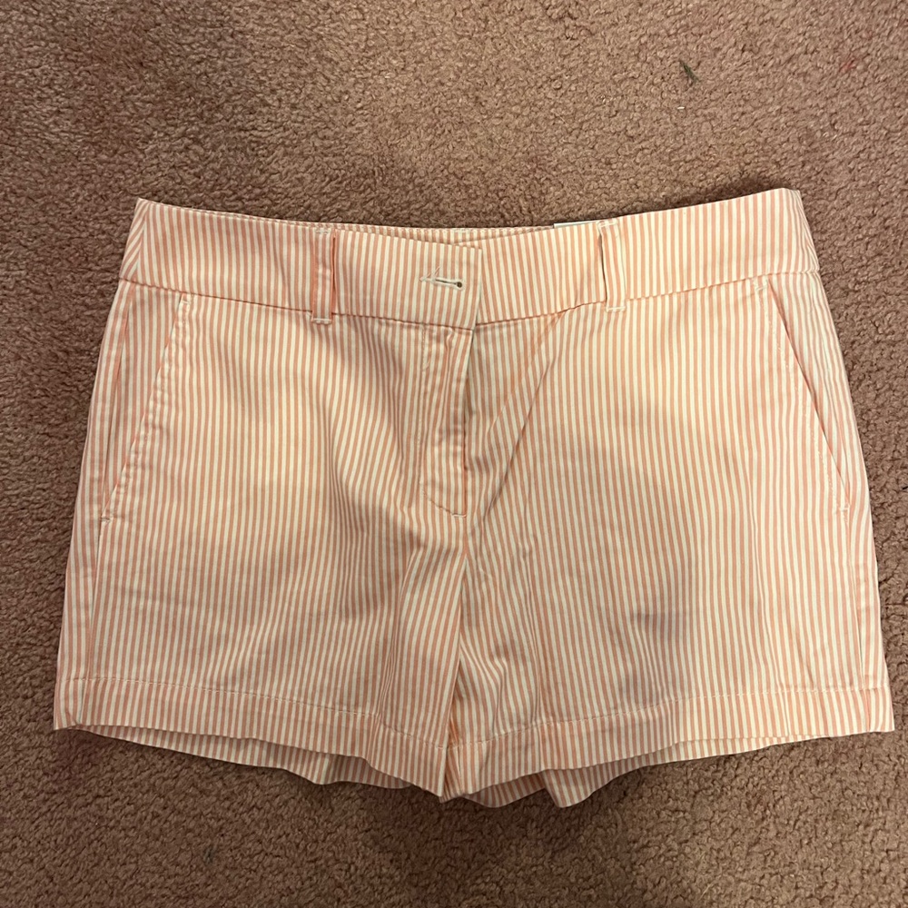 Pink & white loft shorts